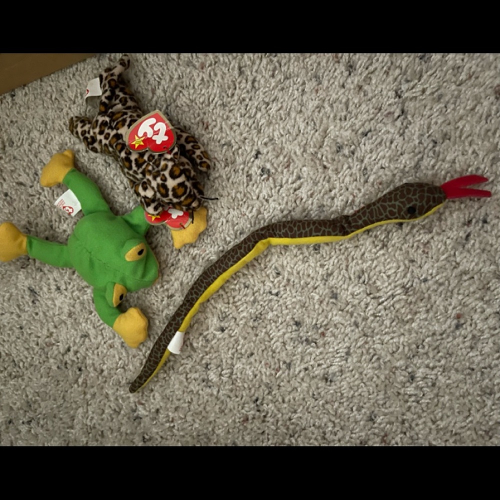 TY Frog, Cat, and Snake